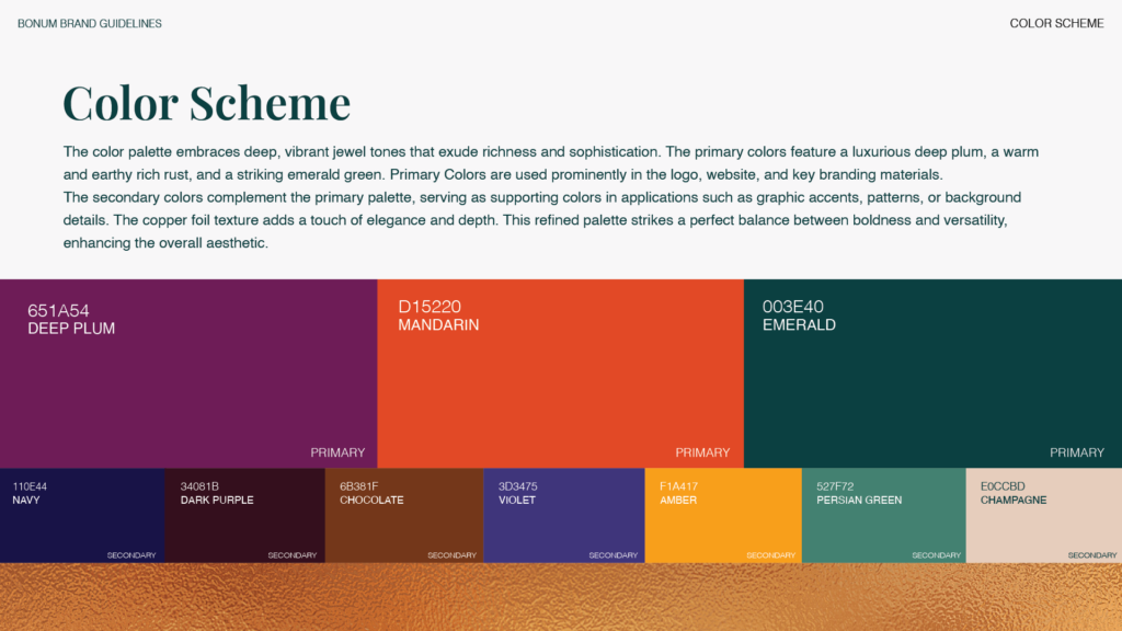 Bonum Chocolates – Branding